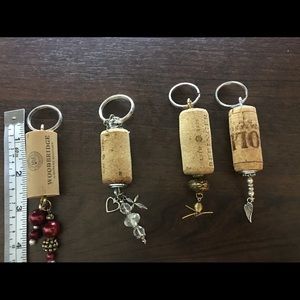 ‼️2/$8‼️ ‼️4/$15‼️ Susie J’s cork keychains